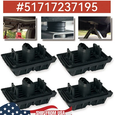 4pcs for BMW E87 E82 E84 E90 E91 F07 F10 F01 F02 F03 51717237195 Jack Point Pad - Image 1 of 4