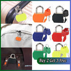 28 mm Mini Farbiges Messing Vorhängeschloss Reisekoffer Gepäck Taschen Schloss mit 2 Schlüsseln