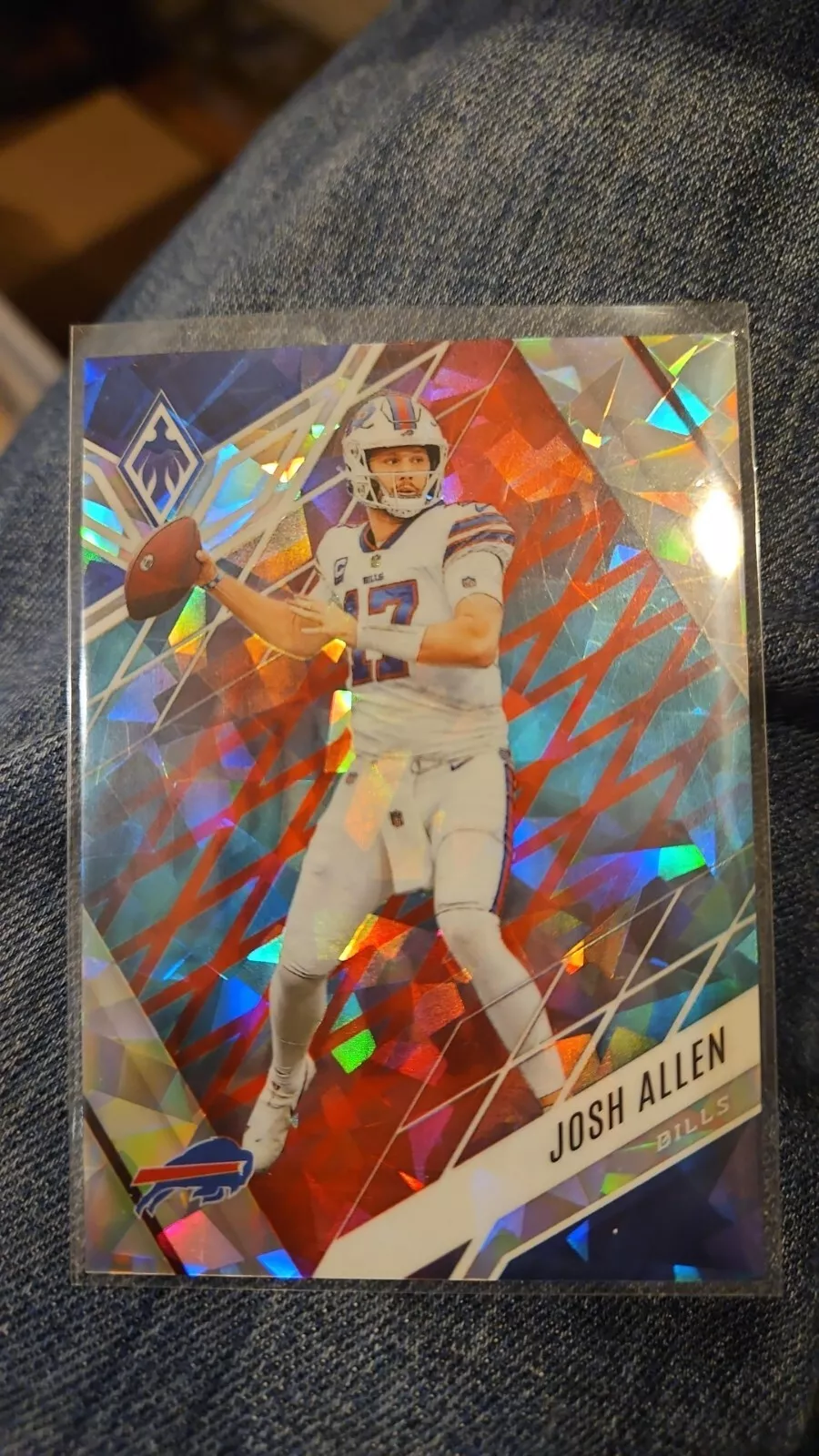 JOSH ALLEN 2022 Panini Phoenix FIRE & ICE LAZER PRIZM #/50 Bills #2