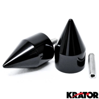 Deslizadores de bicicleta con extremos de barra negros para Kawasaki Ninja ZX6R ZX7R ZX9R ZX10R ZX12R Foto 1 de 3