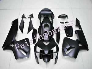 Kit de carenado de carrocería de inyección ABS negro mate adecuado para CBR600RR 2003 2004 negro mate - Imagen 1 de 8