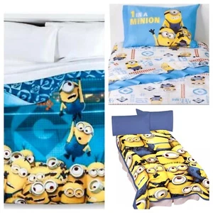 Minions Twin 5 PCS Bedding Set-NEW With Tags - Picture 1 of 5