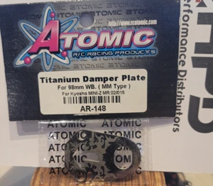 Placa amortiguadora de titanio Atomic AR-148 Mini-Z MR-02/015 tipo MM distancia entre ejes 98 mm - Imagen 1 de 4