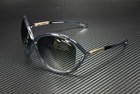 Tom Ford Whitney FT0009 0B5 Shiny Dark Grey Grad Smoke 64 mm Women's Sunglasses