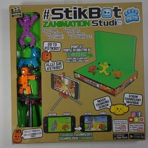 Zing Stikbot Zanimation Studio "Pets" TST617 2 Figures 1 Pet Figure   New in Box - Picture 1 of 6
