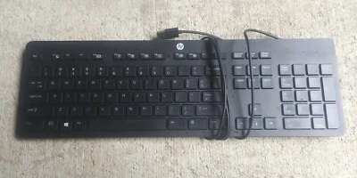 HP Hewlett Packard USB Slim Keyboard Model PHOU Nice - Image 1 of 3