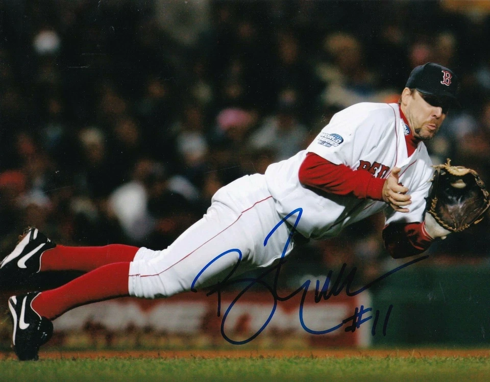 Bill Mueller Boston Red Sox 2004 WS CHAMPS acción firmado 8x10 Foto 1 de 1