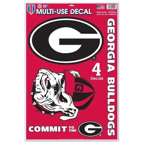 Georgia Bulldogs Multi Use Decal Set - Image 1 of 1