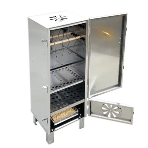 Räucherofen aus Edelstahl Räucherschrank Räuchertonne Räucher Grill Ofen Smoker - Bild 1 von 12