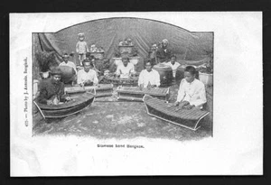 Siam Orchestra Music Band Antonio Bangkok Thailand ca 1899 - Picture 1 of 1