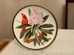 Franklin Porzellan Teller Singbirds of the World UK 1977 Cardinal 10,5 signiert - Bild 1 von 6