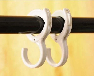 Gancho en forma de S de plástico creativo para el hogar ajustable multifunción de 4 piezas  Foto 1 de 4