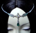 ^V^Stirnschmuck*Angelwings*Gothic*Larp*Circlet*Medieval*Pagan*Tiara*Fantasy^V^