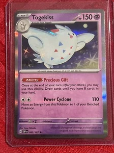 Holo Pokemon - Togekiss - 085/197 Obsidian Flames Scarlet Violet Holo  Mint - Picture 1 of 7