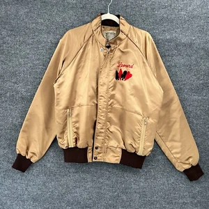 Vtg Binions Casino Satin Jacket XL World Series of Poker Las Vegas Nevada Needle - Picture 1 of 17