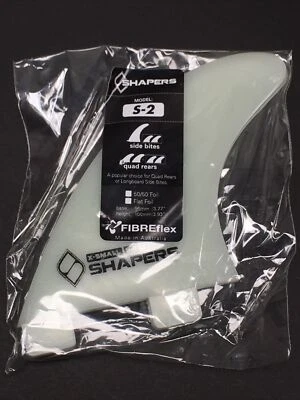 SHAPERS AUSTRALIA SHAPERS S2 FCS SIDES set of 2 COMPOSITE QUAD REARS or Longboard side bites fins
