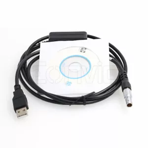 DNA Digital Level TPS TS30 Total Station USB 5pin Data Cable Computer for Leica - Picture 1 of 4