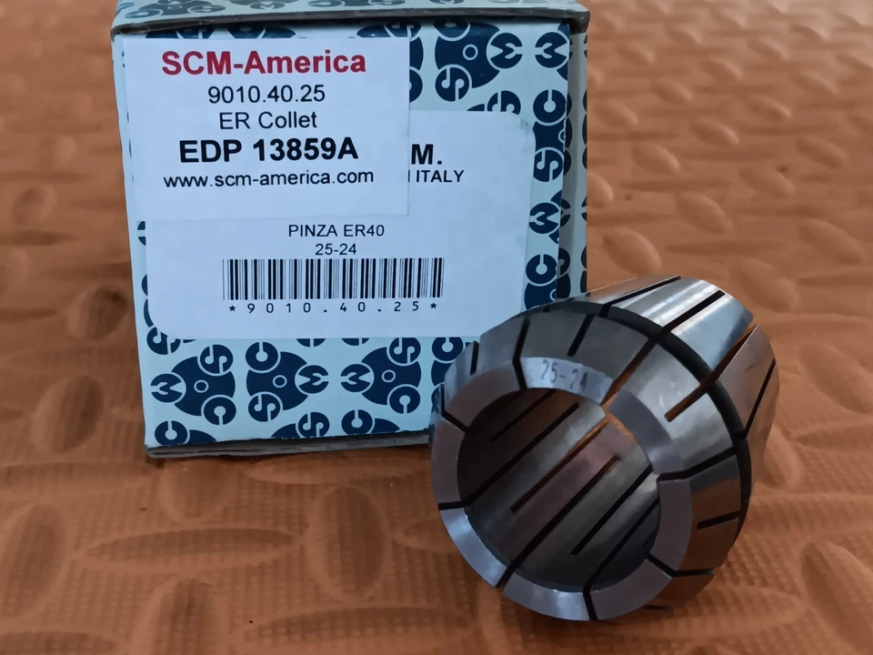 NEW 25mm - 24mm ER40 Collet 9010.40.25 CNC Tooling Chuck Tool Holder .945 - .984 - Image 1 of 1