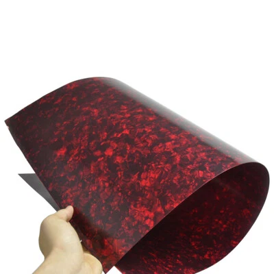 Lámina de celuloide calibre 0,71 mm para acordeón golpeador personalizar rojo perla Foto 1 de 4