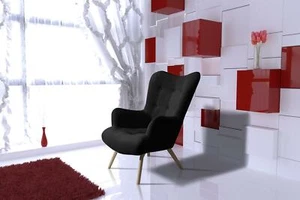 Sessel Luxus Stuhl Polster Cocktail Relax Bar Lounge Club Stühle Möbel Design - Bild 1 von 1