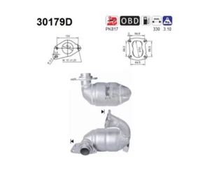 Catalizador Kat para Dacia Logan Duster Express MCV Renault Megane II Kangoo 1.5D - Imagen 1 de 3