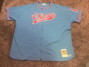 MITCHELL & NESS 1972 CHICAGO WHITE SOX #15 DICK ALLEN ZIP FRONT JERSEY 4XL USA - Bild 1 von 8