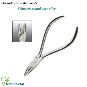 Fermaglio freccia ortodontica ex pinza naso tondo Schwartz strumenti manuali dentali - Foto 1 di 3