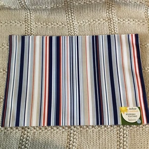 Town & Country Living Reversible Placemats Water Repel In/outdoor Summer 4 Pack - Picture 1 of 7