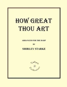 HOW GREAT THOU ART, Sheet Music, Harp Solo, Hymn - Picture 1 of 1