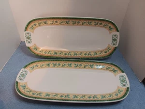 Set of 2 Pfaltzgraff French Quarter 16" Rectangular Platters Made in USA - Picture 1 of 4