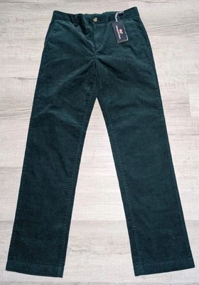 Pantalones rompedores de pana Vineyard Vines para niños jóvenes talla 18 verde Charleston nuevos con etiquetas Foto 1 de 4