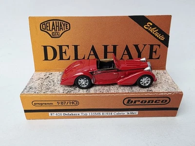 BRONCO DELAHAYE TYP 135MS 1938 CABRIO MINT IN DISPLAY VERY NICE LOT #39 - Image 1 of 4