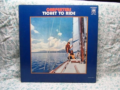 CARPENTERS - TICKET TO RIDE - 1971 - MEXICO IMPORT - PROMO - AMS 1064 - LP - HTF - Image 1 of 4