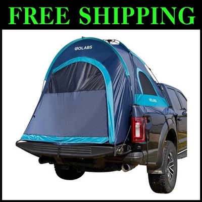 Tienda de campaña con cama de camión emergente con mosca de lluvia adicional para comodidad acogedora para acampar - 2 personas Foto 1 de 4