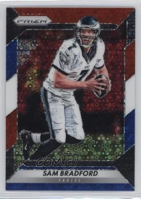 Panini Prizm 2016 rojo blanco y azul disco Prizm Sam Bradford #47 Foto 1 de 2