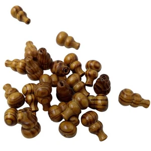 Lot Of 25 Pcs Wooden Bead For Creative Decoration Necklace - Picture 1 of 5