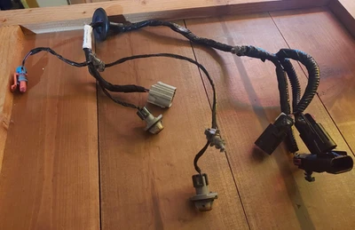 Arnés de cableado con apliques OEM 2007-2014 Suburban Tahoe Yukon luces de licencia cámara Foto 1 de 4