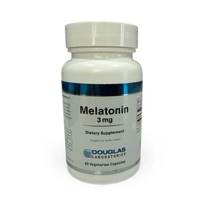 褪黑激素 3 毫克,道格拉斯实验室出品-有效期:2026 年 6 月 — 第 1/2 张图片