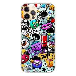 Coque en silicone imprimée compatible Apple iPhone 12 Pro Graffiti 2 - Photo 1 sur 6