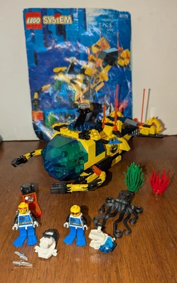 Vintage 1995 Lego 6175: Aquazone Aquanauts Crystal Explorer Sub - 99% Complete! - Image 1 of 4