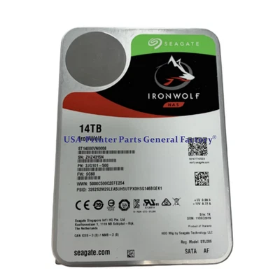 ST14000VN0008 Compatible Seagate 14TB 3.5"SATA 7200rpm Internal HDD 256MB - Image 1 of 4
