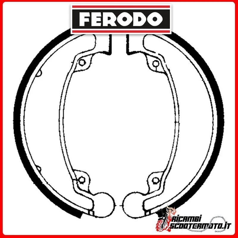 Ferodo Brake Shoes FSB706 HONDA CRF 150 F 2003-2007 225129006 #20 - Image 1 of 1