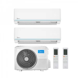 CLIMATIZZATORE MIDEA DUAL SPLIT EVOLUTION 9000+18000 BTU CON GAS R32 WI-FI INTEG - Foto 1 di 1