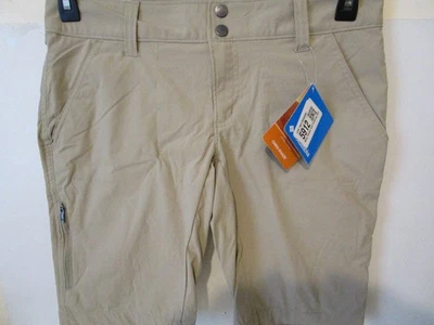 Columbia Womens Saturday Active Fit Trail Long Hiking Outdoor Shorts Khaki Sz 6 - Image 1 of 4
