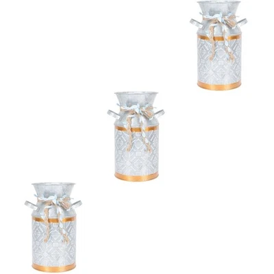  3 Pieces Blumenstütze Metall Blumenständer Getrockneter Blüteneimer - Bild 1 von 4