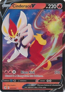 Holo Cinderace V (43) 043/264 Ultra Rare SWSH08: Fusion Strike - Bild 1 von 1