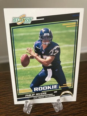 Tarjeta de novato 2004 Score #374 Philip Rivers San Diego Chargers RC HOF? Foto 1 de 3