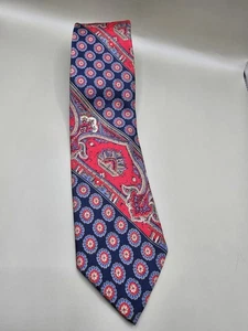 Vintage Polo by Ralph Lauren Red Paisley Men's Silk Tie 37 x 3.25 in - Picture 1 of 4