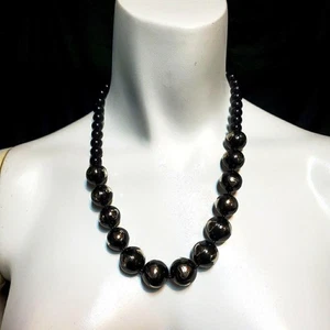 NWT Xhilaration Black & Silver Heart Necklace - Picture 1 of 4