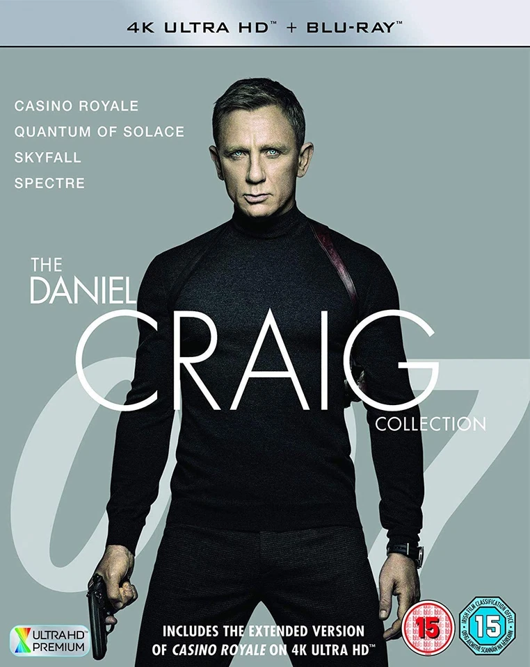 James Bond: The Daniel Craig Collection (Blu-ray, 8-Disc Set, 2019)